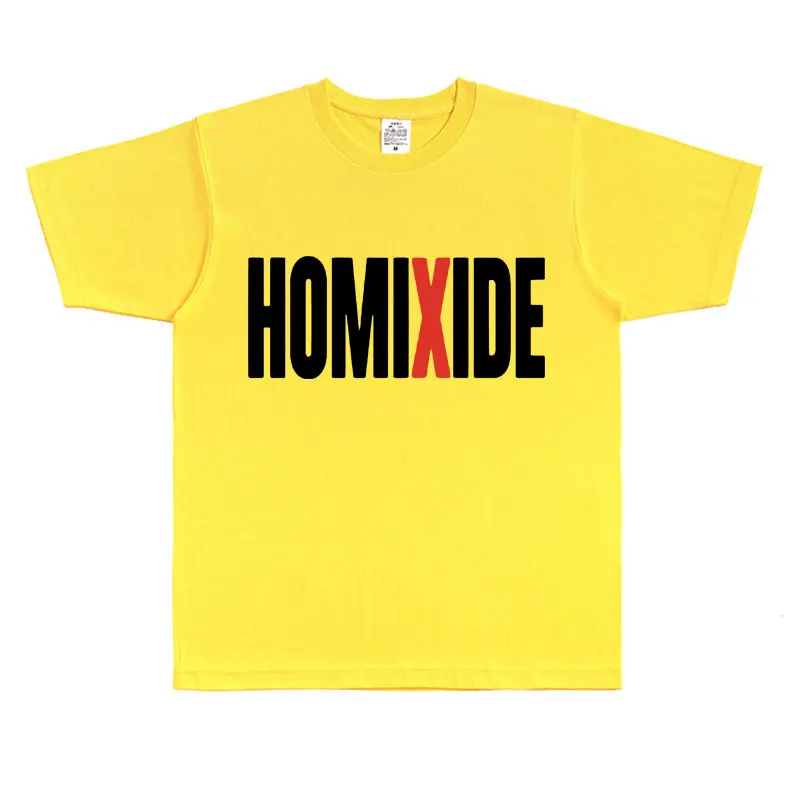 Rapper homixide gang camiseta gráfica playboi carti opium merch
