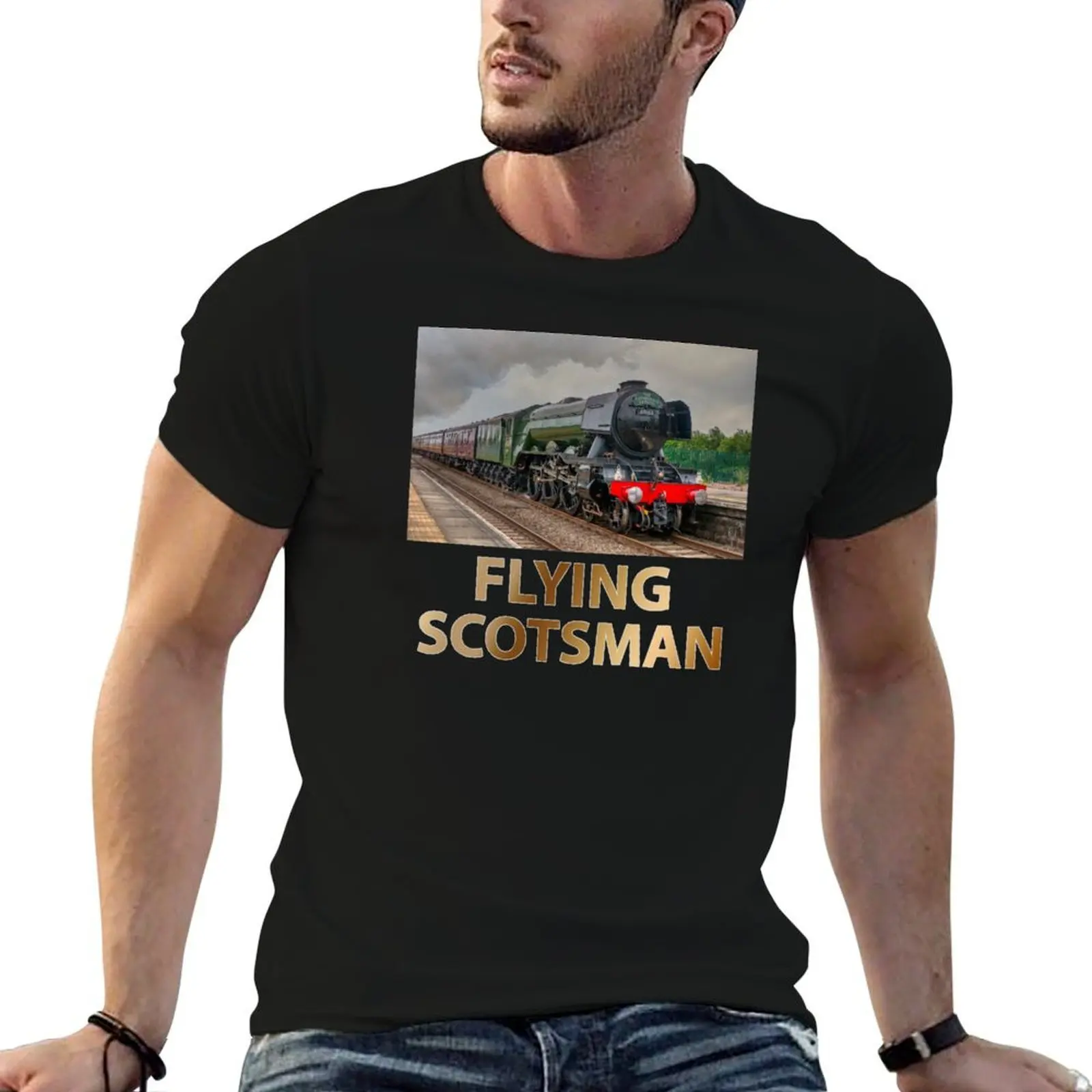 The Flying Scotsman T-Shirt Festival Casual Short Sleeve