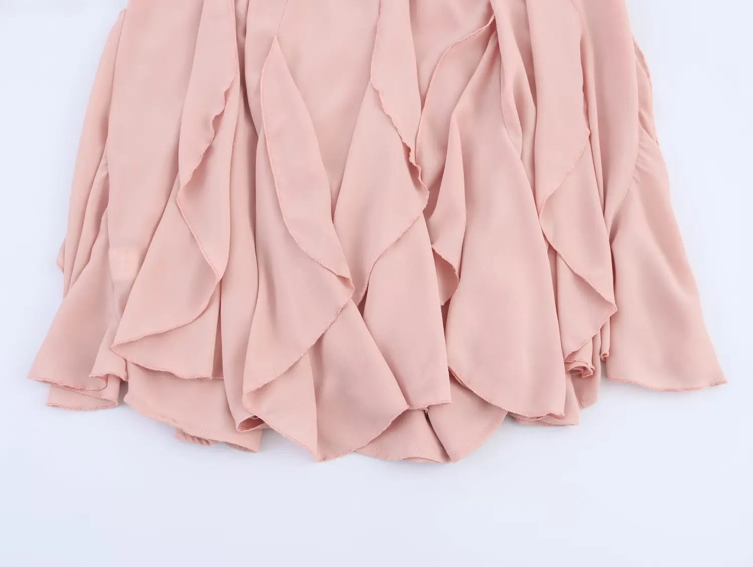 Novedad de verano, falda asimétrica en capas para mujer, estilo de vacaciones versátil a la moda, longitud media de medio cuerpo