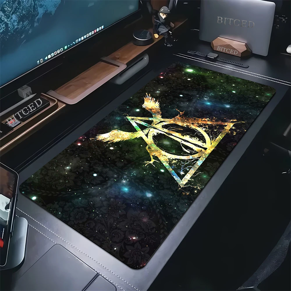 Mouse Pad H-Hogwarts Legacy Large Gaming Mousepad Gamer Rubber Computer Keyboard Pad Office Non-Slip Mouse Mat Laptop Desk Mat