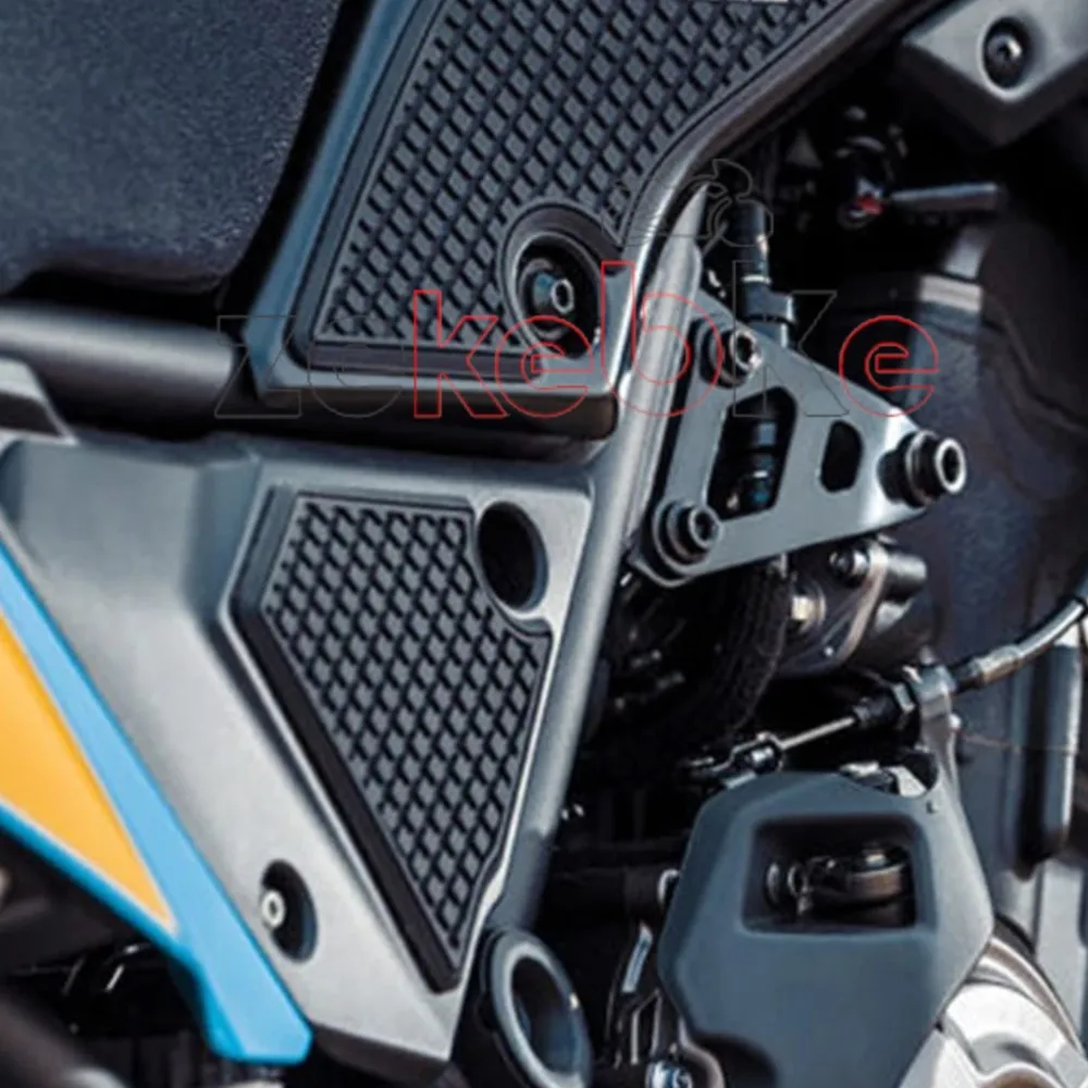 

Для мотоциклов YAMAHA Tenere 700 Tenere700 Rally T7 Rally 2019-25: Нескользящие боковые наклейки на топливный бак, водонепроницаемые резиновые накладки-стикеры