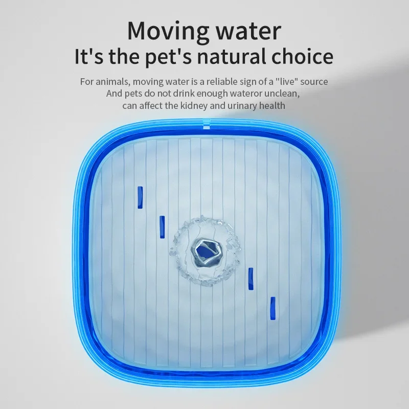 Pet Automatic Water Fountain 3L USB Electric Auto Filter Mute Cat Drinker with LED Light Cats Water Dispenser Pet Water Feeder