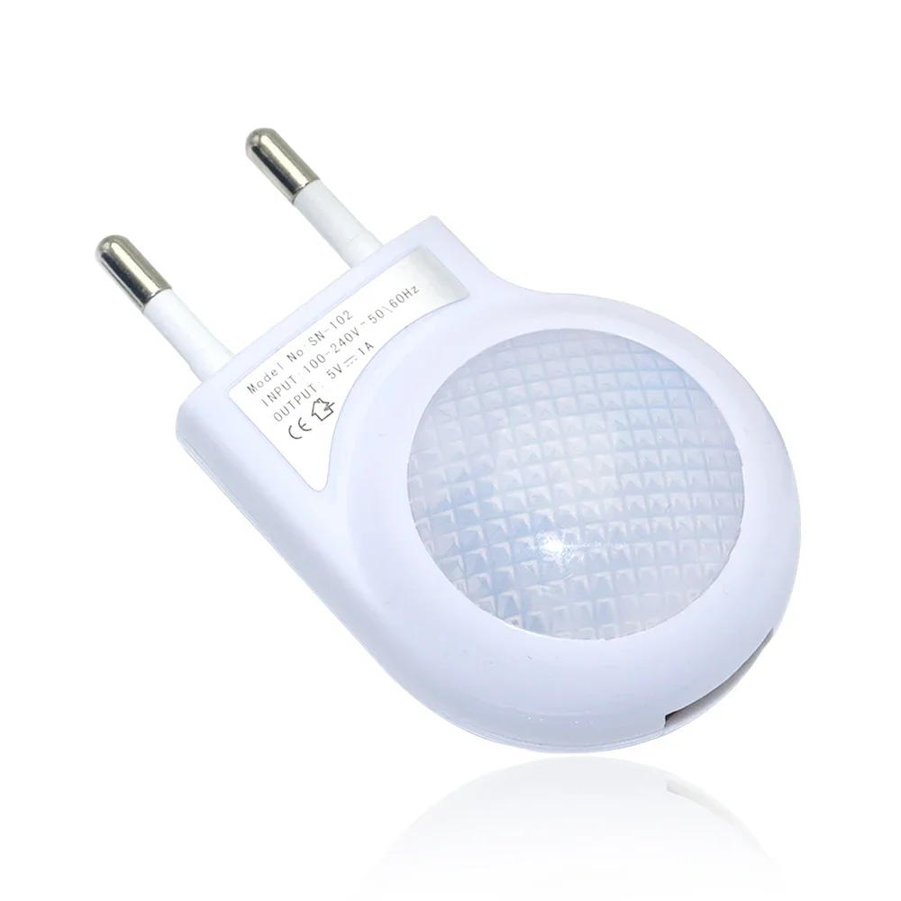 Mini LED Snail Night light Auto Night Lamp Built-in Light Sensor Control Light Wall Lamp For Baby Kids Bedroom EU/US Plug