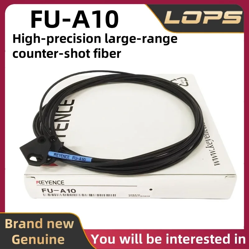New Genuine FU-A10 KEYENCE high precision large range reflective fiber optic sensor