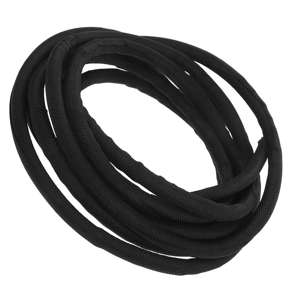 

8Mm Black Polyester Self-Wrapping Sleeve Wire Protector For Dogs Cats Chew Proof Covers For Wires Dog Cat Cord Protector Pc