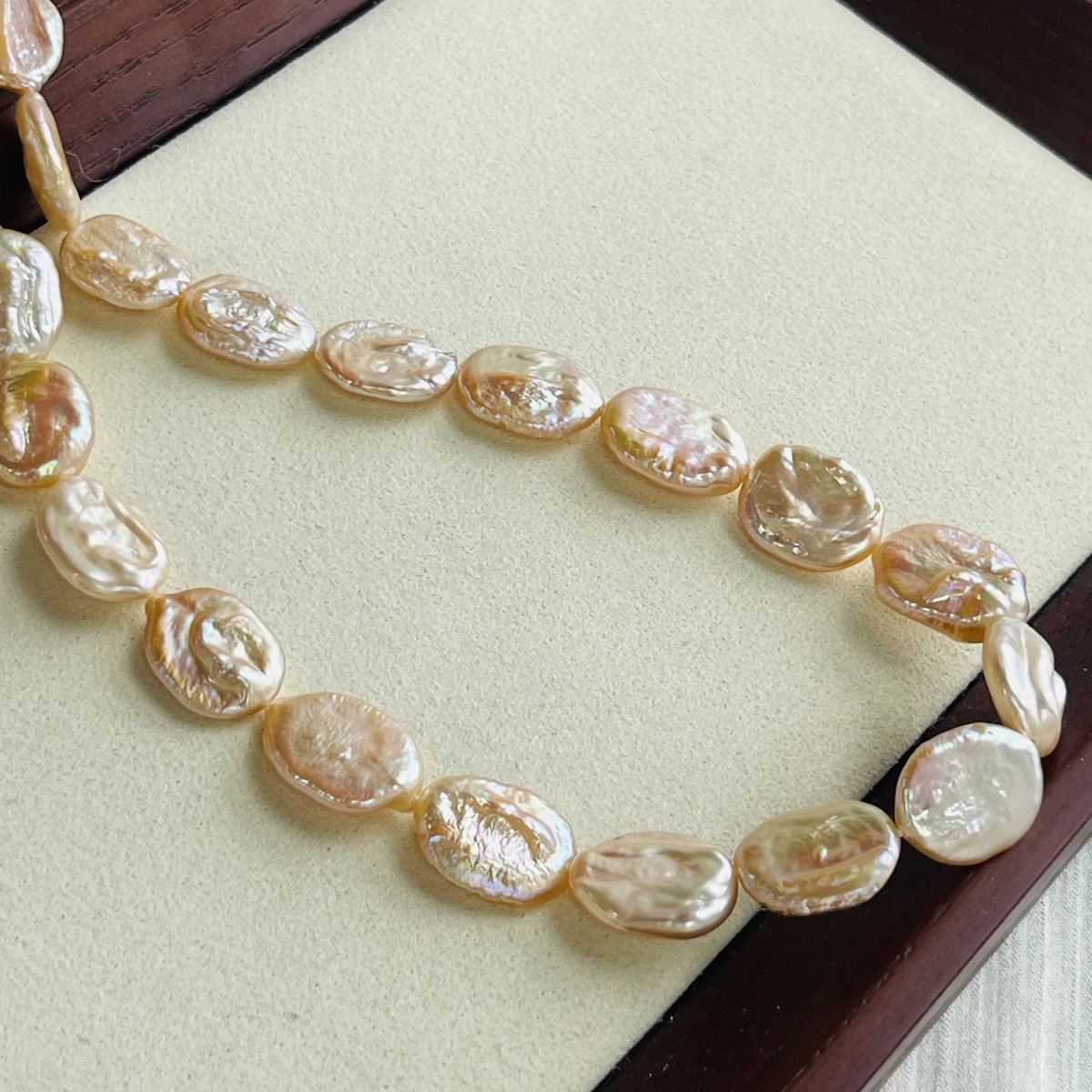 

14x16mm Candy Color Natural Freshwater Pearls Semi-finished Strand Beads for Jewelry Making DIY Necklace Bracelet Accessories
