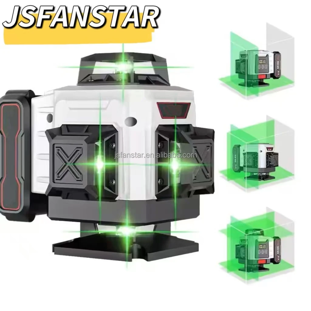 ATVNew Digital 16 Lines Green Laser Level Self Leveling 4d From Oem Factory view 4