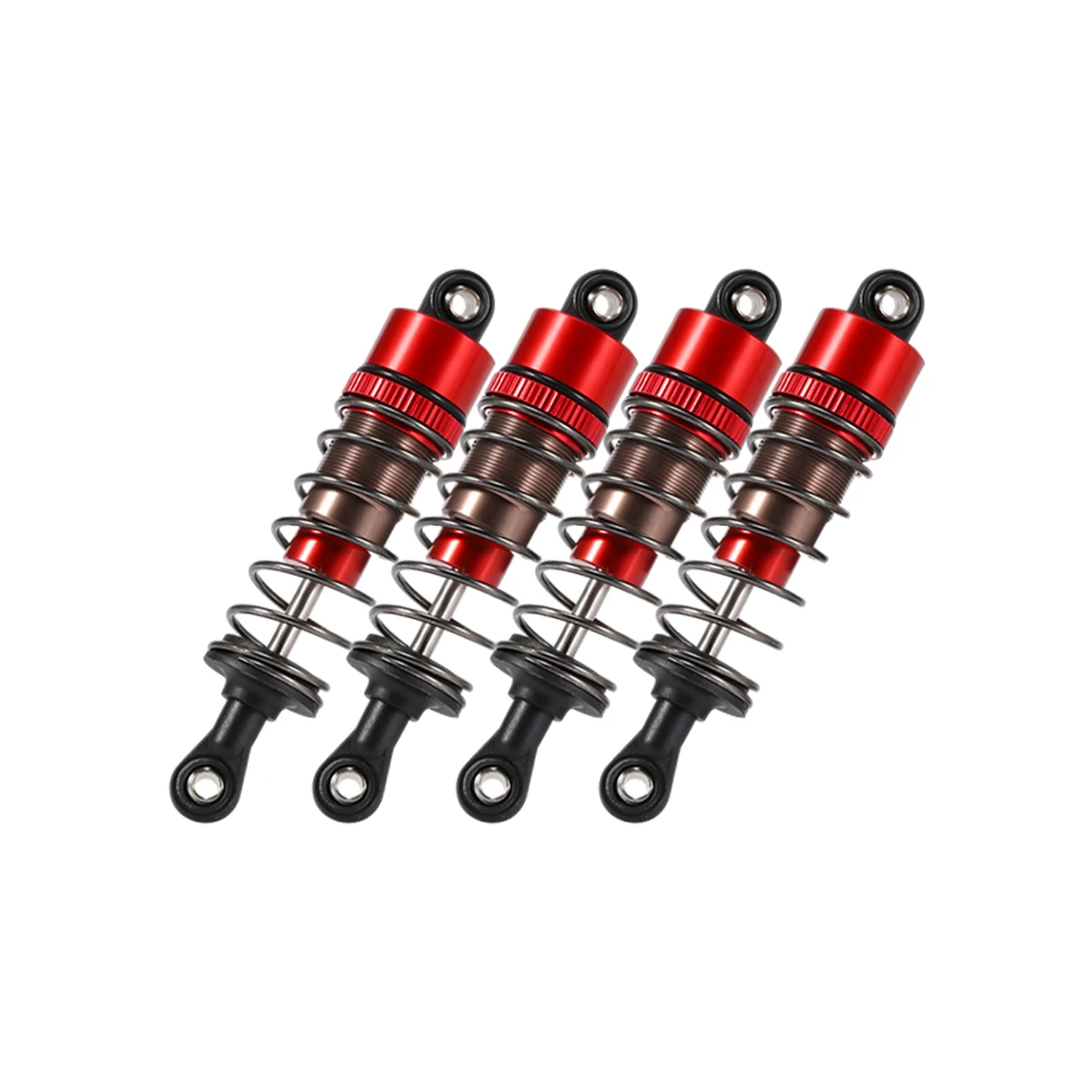 4PCS 52/55/62/70/75/85/95/100/110/120mm Schokdemper voor 1/10 RC Truggy Buggy On-Road Touring Drift Racing Klimmen Auto Onderdelen