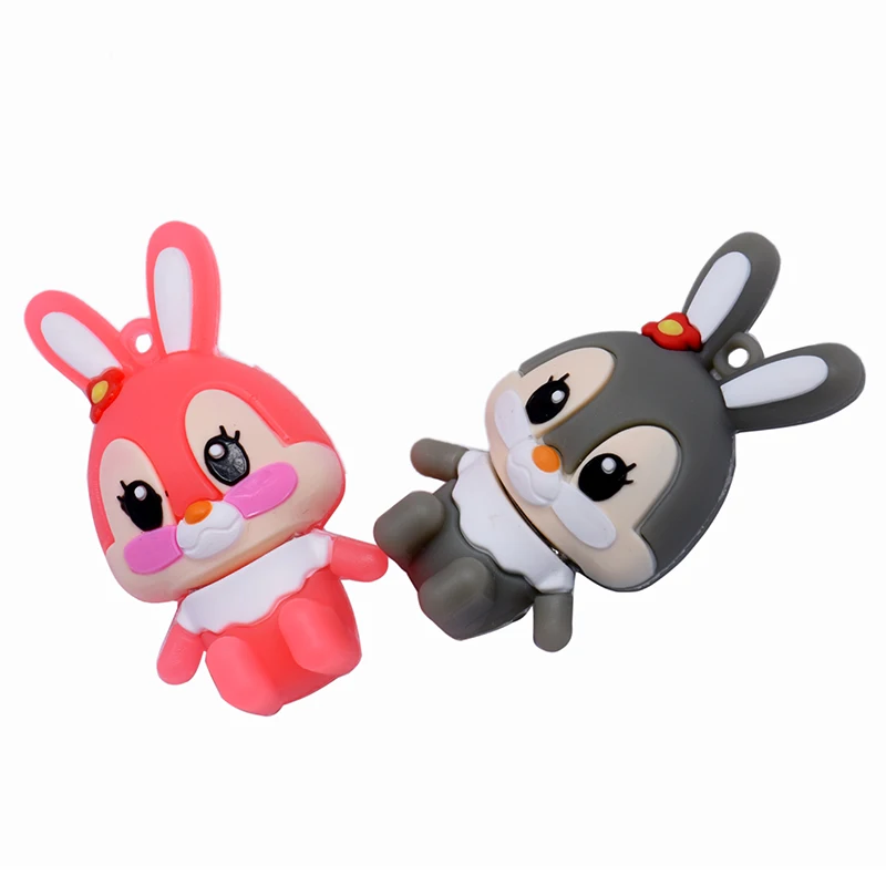 Lovely Rabbit USB Flash Drives 128GB Cute Memory Stick 64GB Real Capacity Pen Drive 32GB regali creativi per ragazze Pendrive 16GB