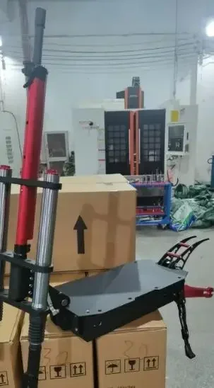 Acessórios de scooter elétrico de venda quente com pneus de 10/11 polegadas quadro de scooter elétrico