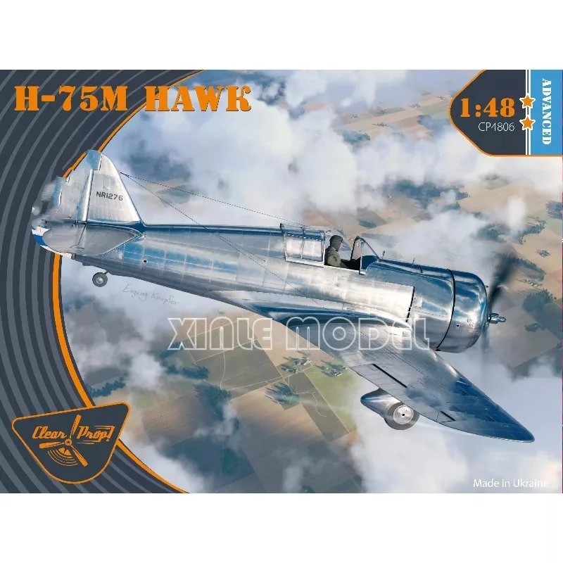 

Clear Prop Plastic Assembled Aircraft Model Kit CP4806 Curtiss H-75M Hawk 1/48