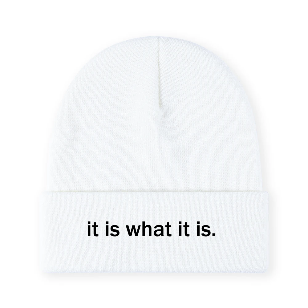 قطعة واحدة من قبعة الشتاء المطرزة الناعمة القابلة للتمدد وخفيفة الوزن للرجال والنساء، أزياء الهيب هوب الخارجية