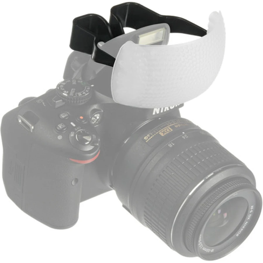 غطاء ناشر ناعم قبة لكاميرا DSLR ، لون أبيض ، منبثق ، فلاش ، Speedlite ، Canon ، nicon ، Pentax