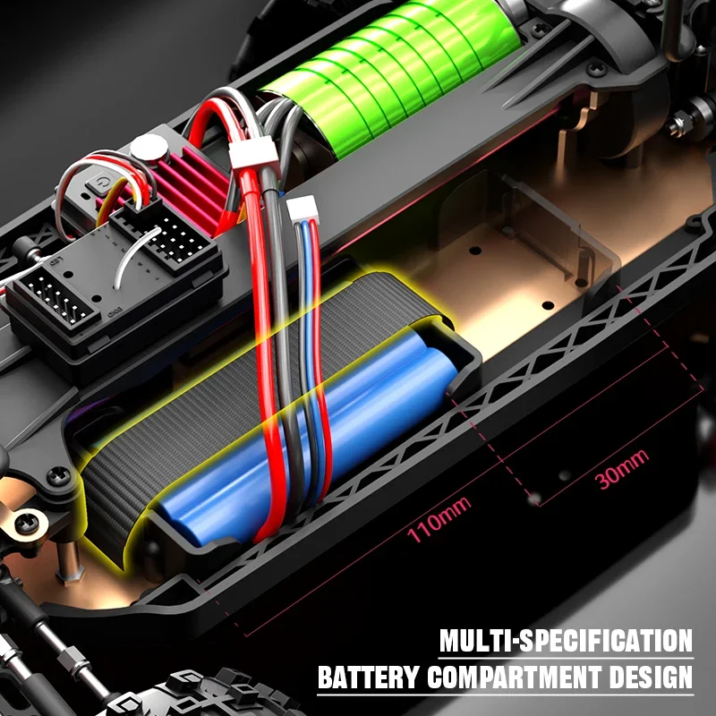 4wd rtr bürstenloses RC Auto Offroad 4x4 Hoch geschwindigkeit super schnell 70 km/h Fernbedienung LKW Drift Monster Spielzeug für Erwachsene Kinder jjrc