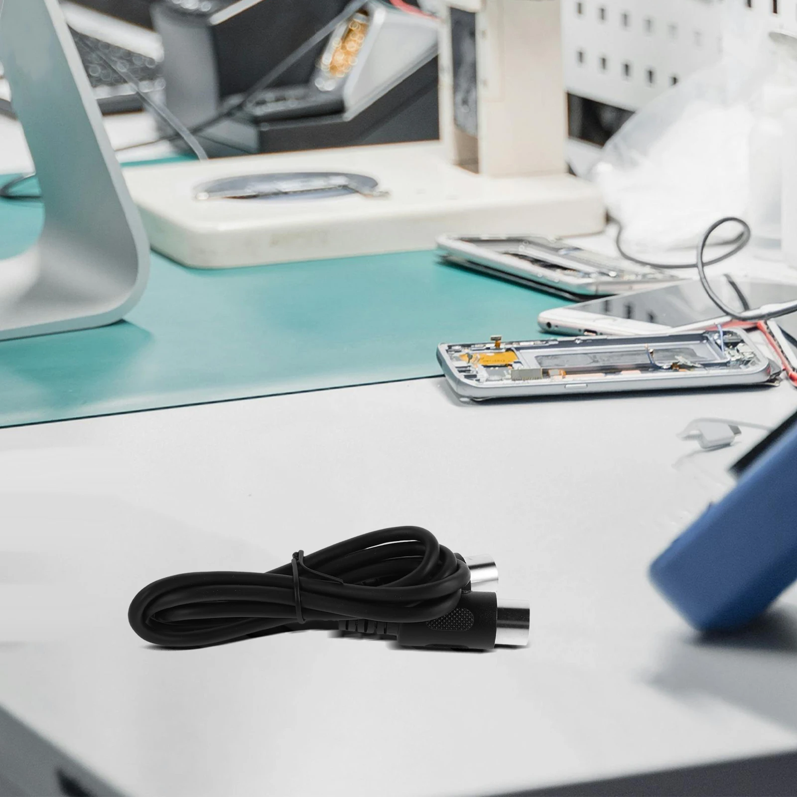 

MIDI Cable 5-pin for Keyboards Synthesizers Drums Pianos Music Editing PVC High Fidelity Stable Connection Plug Play