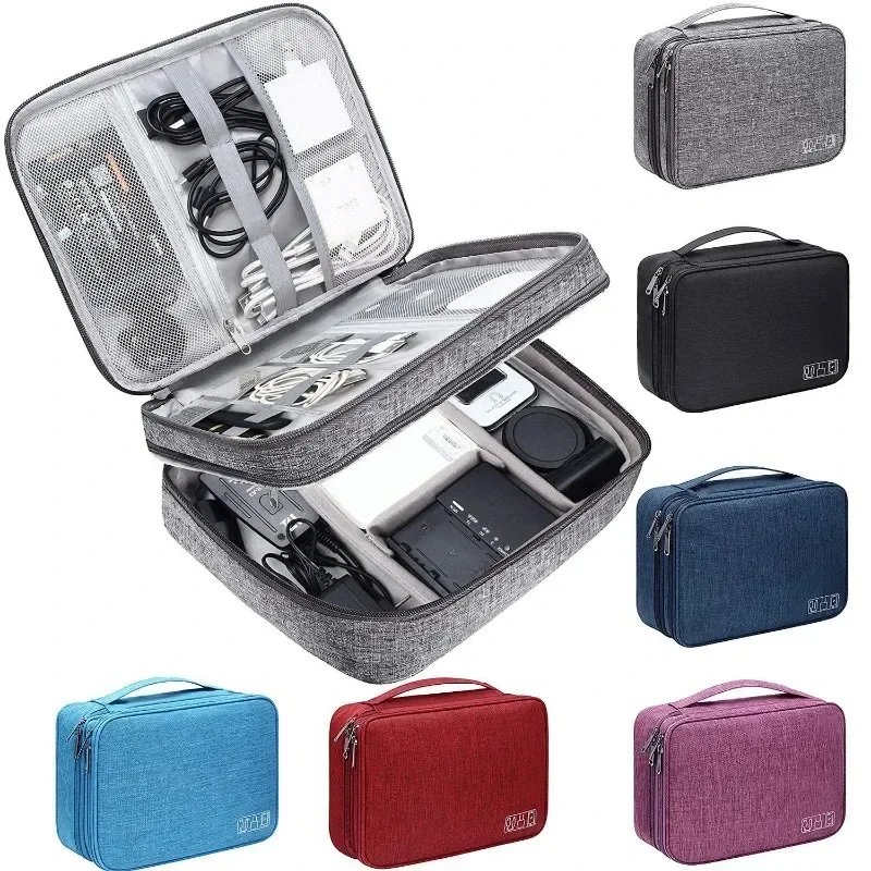 Water Proof Organizer Bag Digital Electronic Storage Data Cable Storage Mobile Phone Charger Organizers Home Organization Makeup