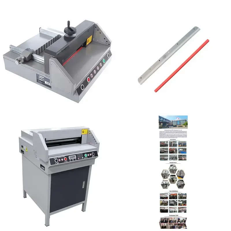 2 Blades And 5 Sticks For VEVOR G450VS+ Electric Paper Cutter Replacement Parts Accessories