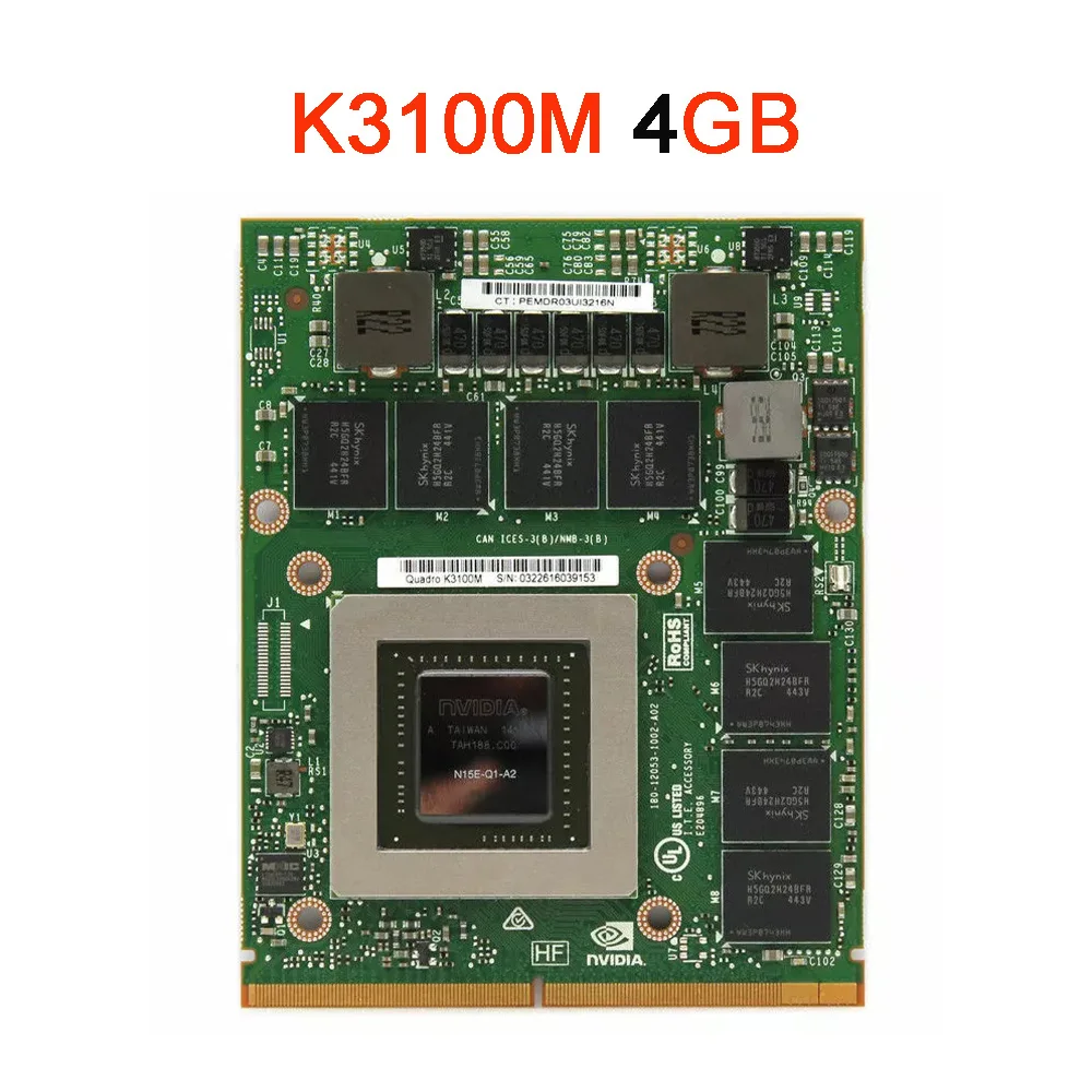 Quadro K3000M K3100M K4000M K4100M K5000M K5100M Video Card K3000 K3100 K4000 K4100 K5000 K5100 For iMac A1312 2009 2010 2011