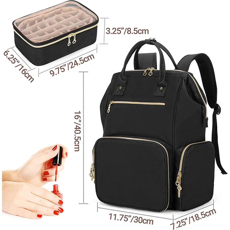 Backpack/Kit/56 Ge Mei Jia Tool Storage Bag/Super Large Capacity Double Layer Cosmetic Bag