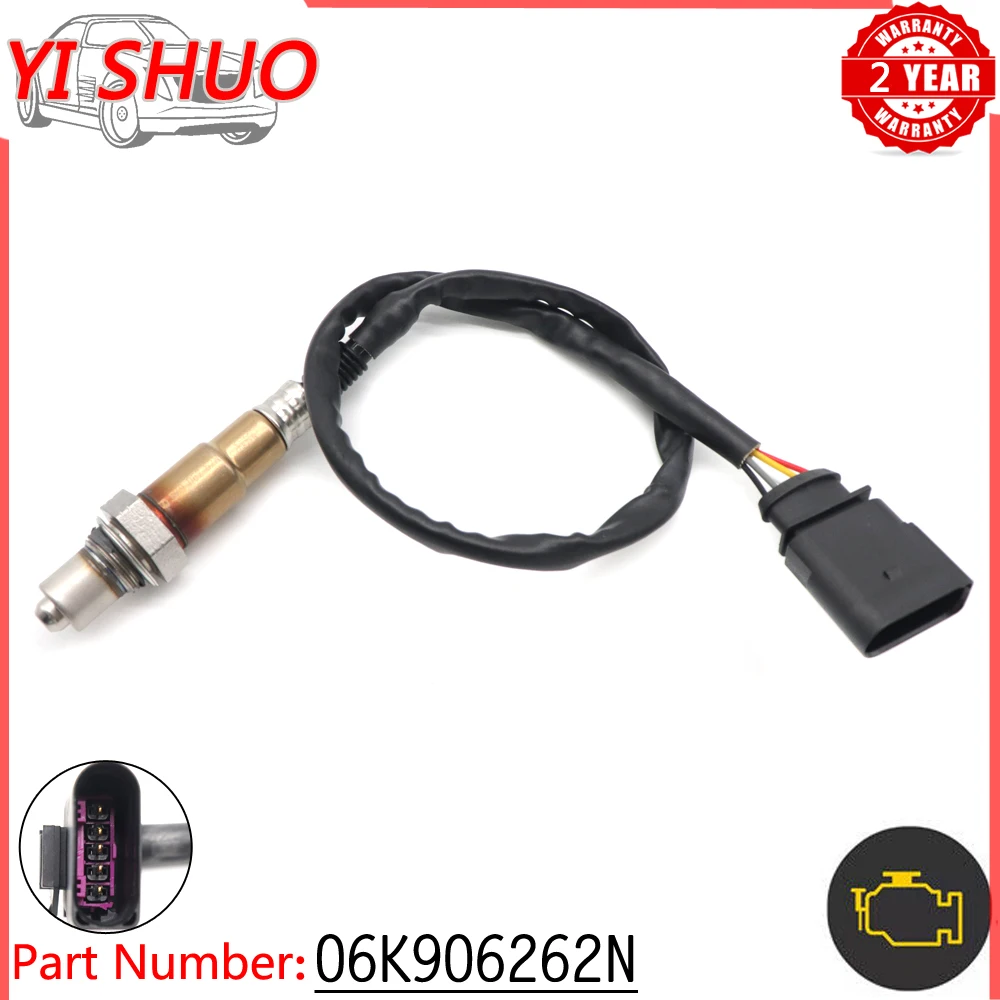 Car Upstream Air Fuel Ratio Lambda O2 Oxygen Sensor 06K906262N for Volkswagen Beetle Passat 1.8L 2015-2018 06K 906 262N