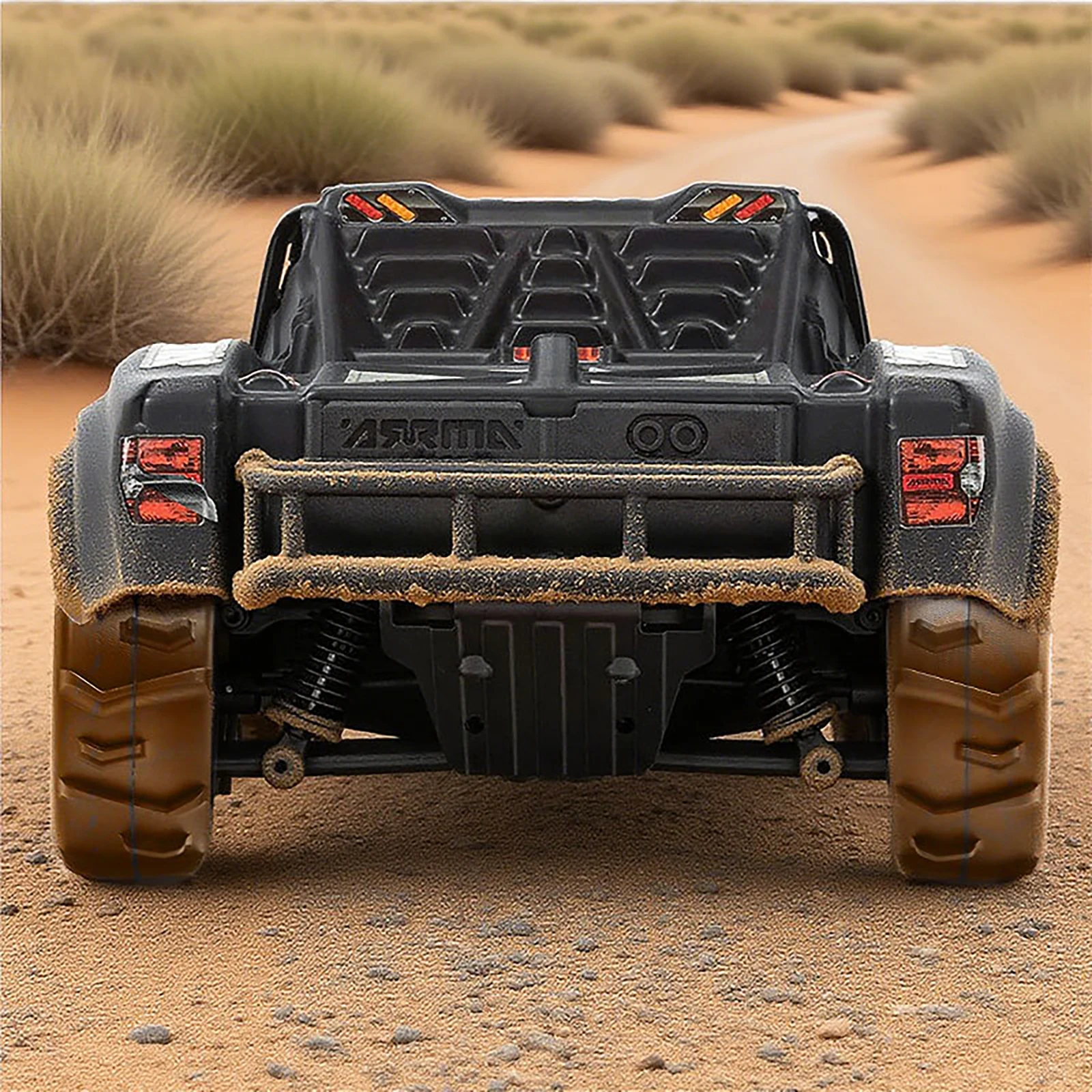 Kit off-road de roda e pneu de 72mm, 4 unidades (12mm hex) para arrma 1/14 mojave grom 4x4 223s blx, peça de atualização de caminhão deserto rc