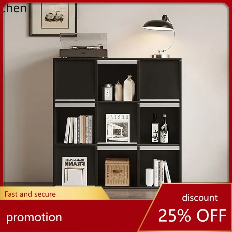 

CZ Solid Wood Bookshelf Living Room Wall-Mounted Storage Cabinet Home Display Cabinet Combination Bookshelf