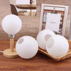 1pc White Glass Lamp Shade, Milky Globe Lampshades Fitting Lamp, D/6/8/10cm/D12/13cm D15cm Round Light Cover