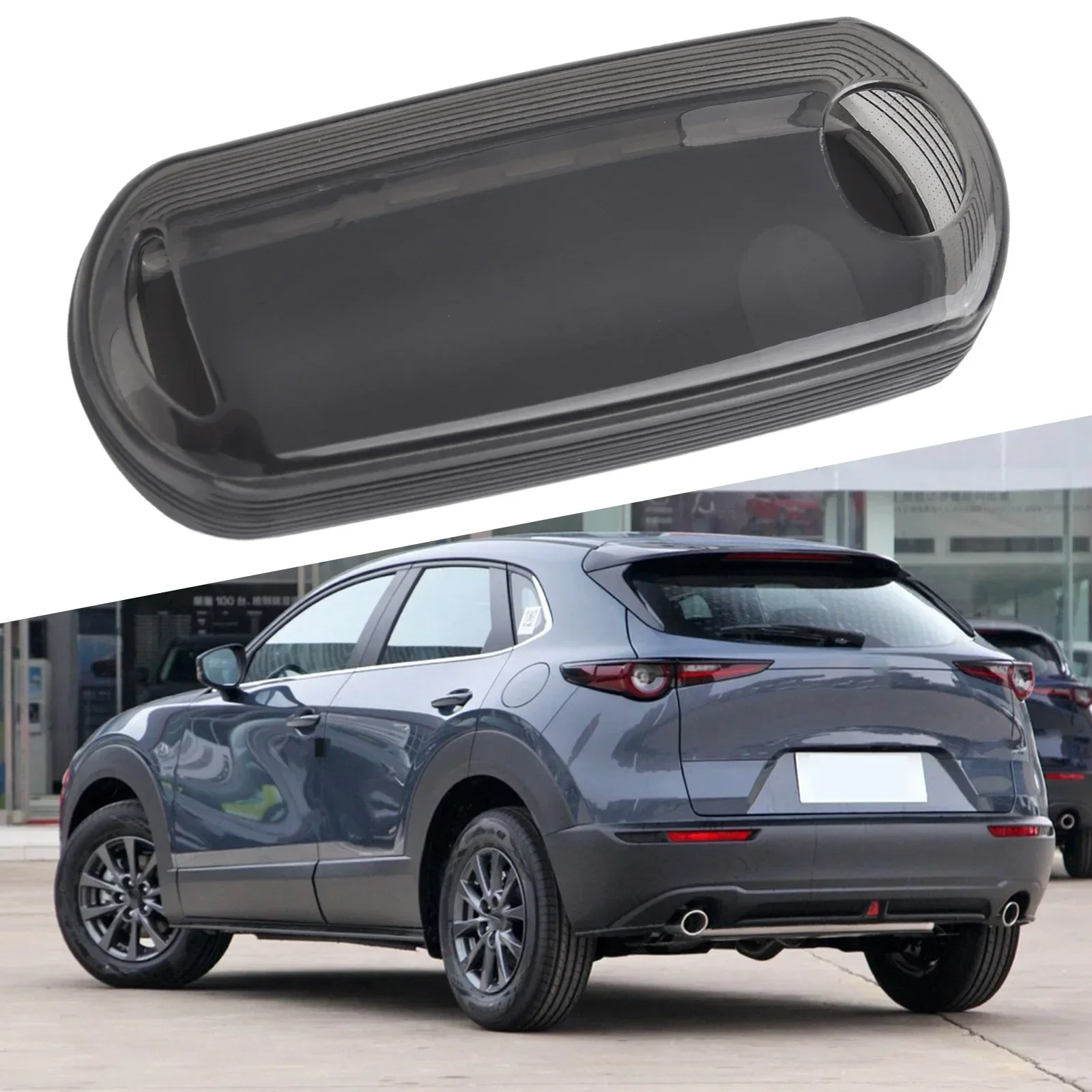 1pc Car Black Transparent Key Fob Case Cover TPU Cap For Mazda 2 3 6 CX3 CX5 CX9 MX5 DJ BM KE Interior Accessories Key Case