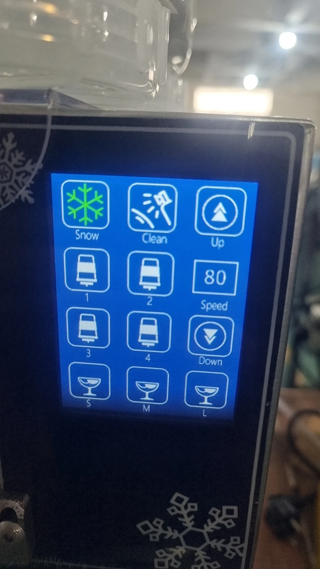 with Touch Screen Factory Price Milk Snow Flakes Ice Cream Shaver Maker Snowflake Ice Making Machine