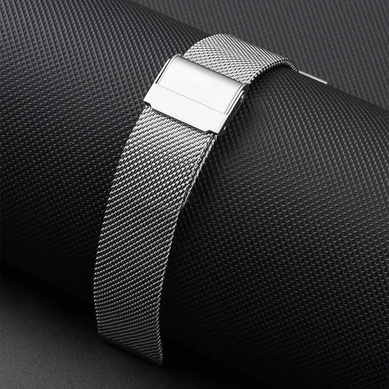 Milanese Loop Mesh Woven Strap 12-24mm Watch Band for Samsung Galaxy Watch 3 41mm 45mm Active 3 Quick Release Universal Band