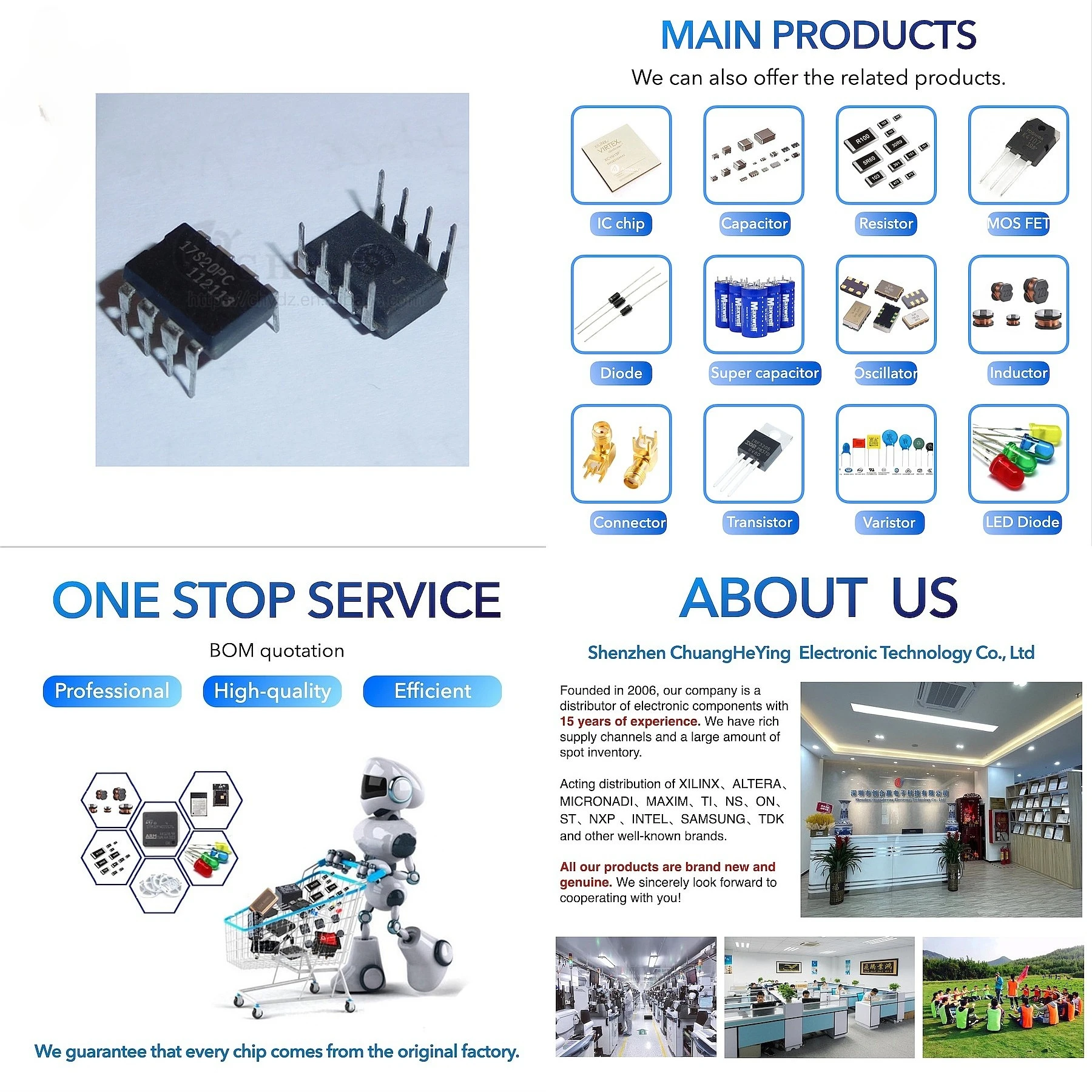 XC17S20PD8C DIP-8 Programmable Logic IC Serial Configuration Memory New XC17S20 Series