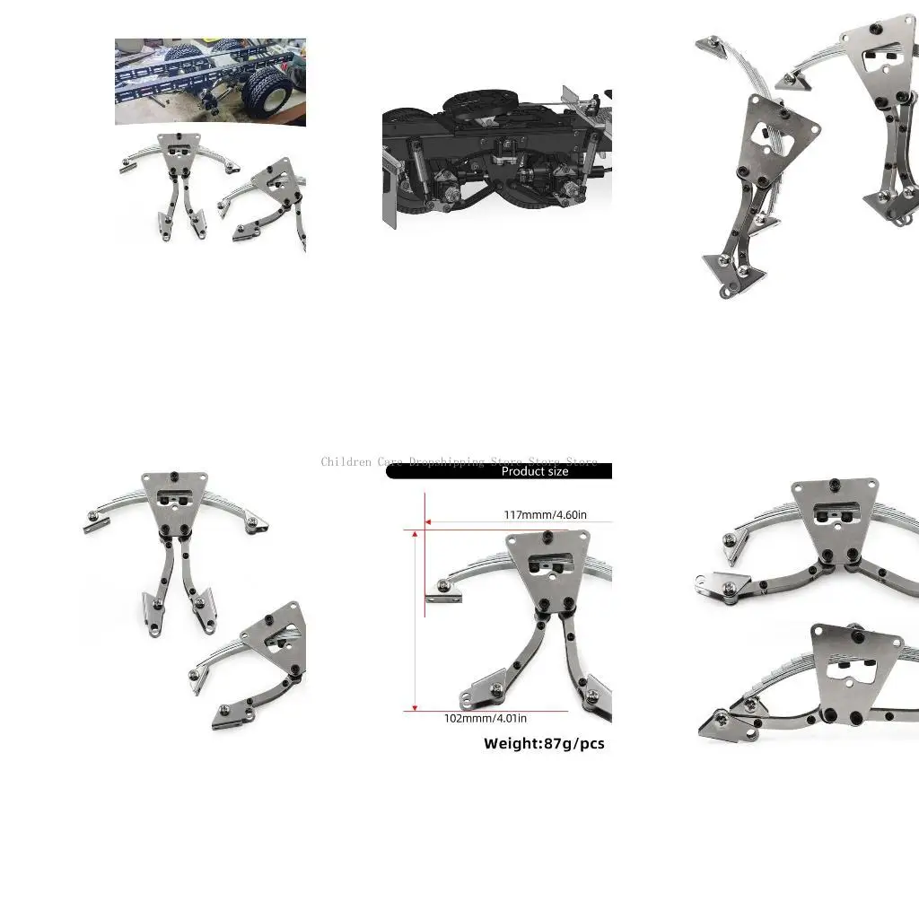 

1/14 Scale Model Truck Rear Suspension System with Tool Assembly for 1/14