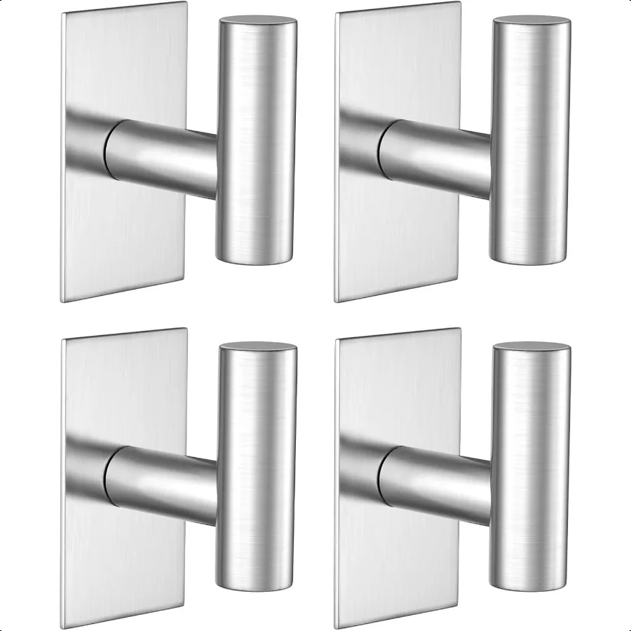 

Wall Towel Hooks Heavy Duty Sticky Holder Waterproof Towel Hooks for Hanging Coat Clothes Closet Hook Wall Mount for Kitchen Si