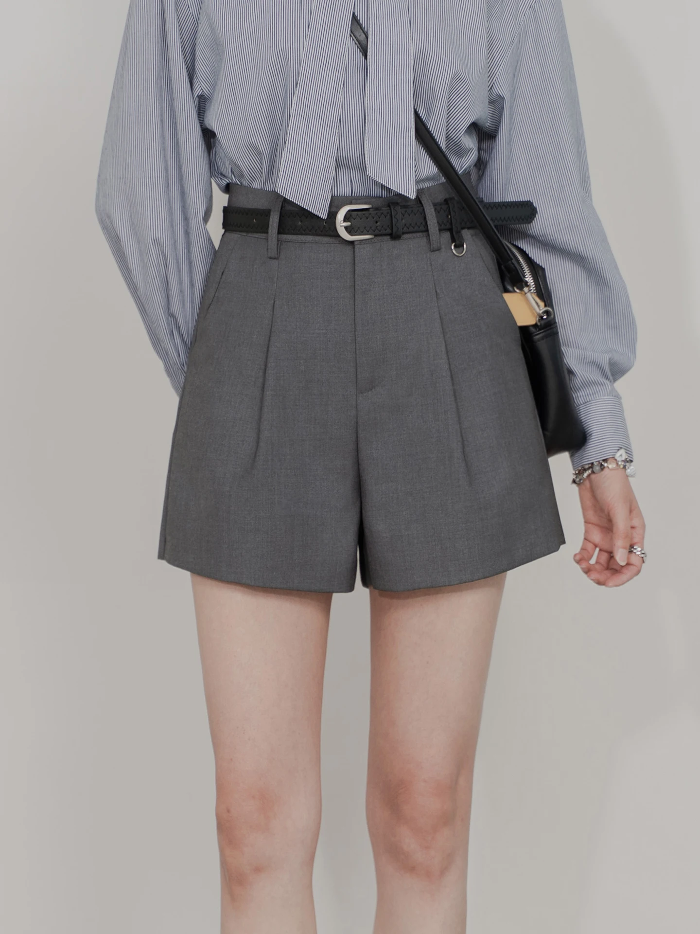 

Классические женские брюки с высокой талией и широкими штанинами, удобные, повседневные, модные, универсальные, высококачественные, дышащие, прямого кроя