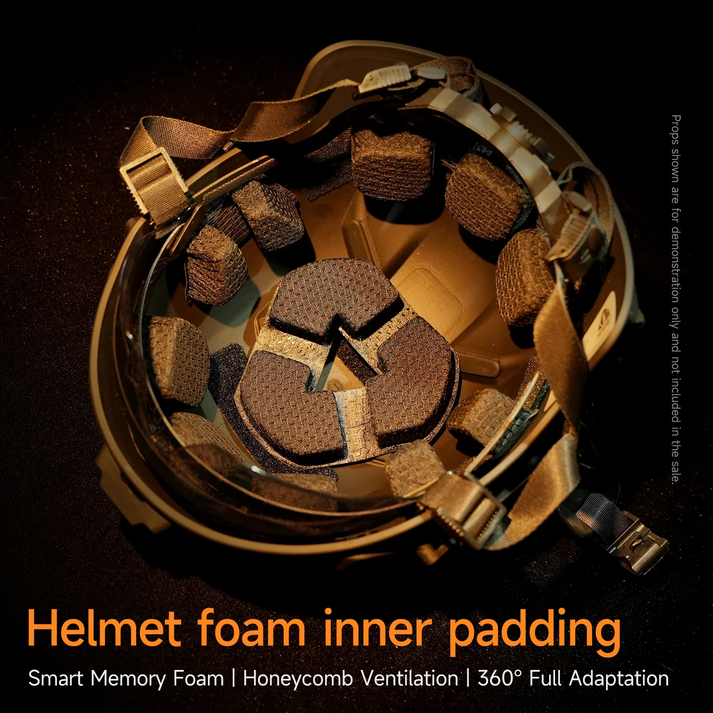 

Тактический вкладыш для шлема со съемной и моющейся губчатой накладкой, сменной верхней накладкой, универсальный дизайн для удобного посадки.