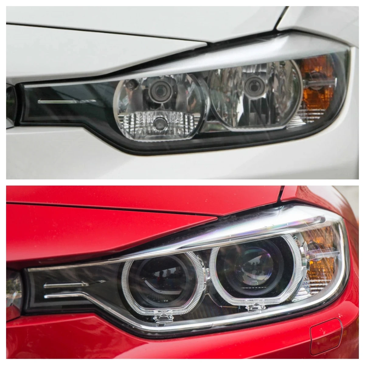 For BMW 3 Series F30 F35 2013 2014 2015 Car headlight fittings rear cover base black