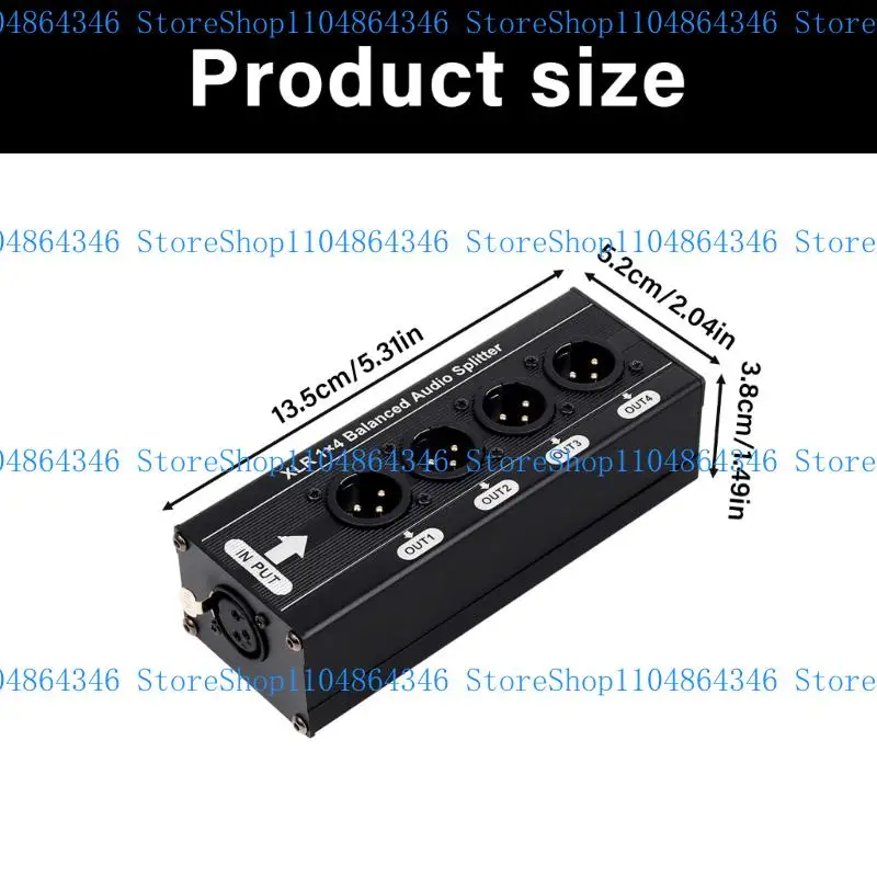 Bộ chia âm thanh cân bằng chuyên nghiệp 5asd