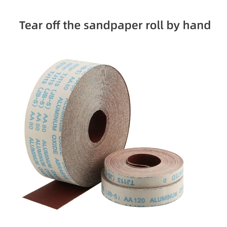 

Soft Cloth Roll Sandpaper jb-5 Woodworking Metal Polishing Sand Belt 4-inch Hand Tear Sandpaper Roll