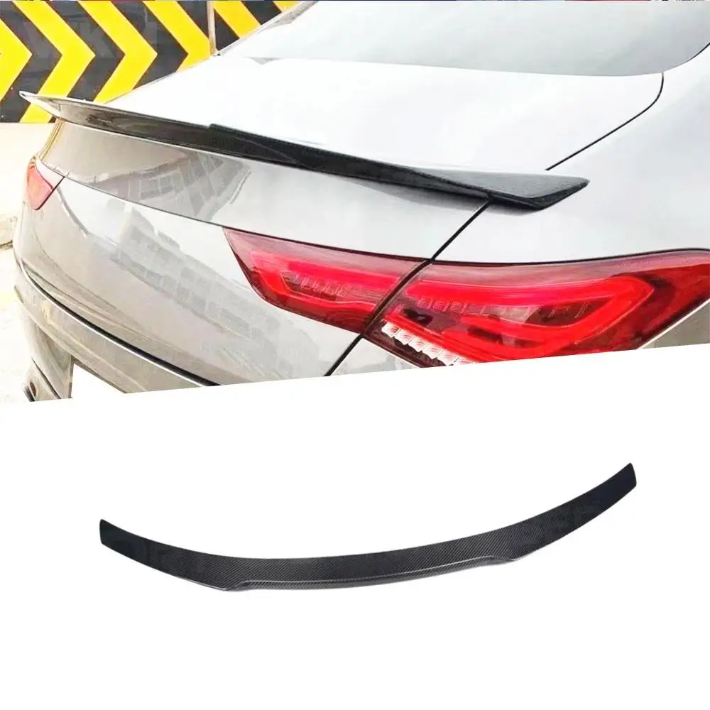 

Carbon Fiber Car Rear Spoiler Wing Trunk Lip for Mercedes Benz W118 C118 CLA35 AMG Line 2019-2024 Rear Trunk Spoiler Boot Wing