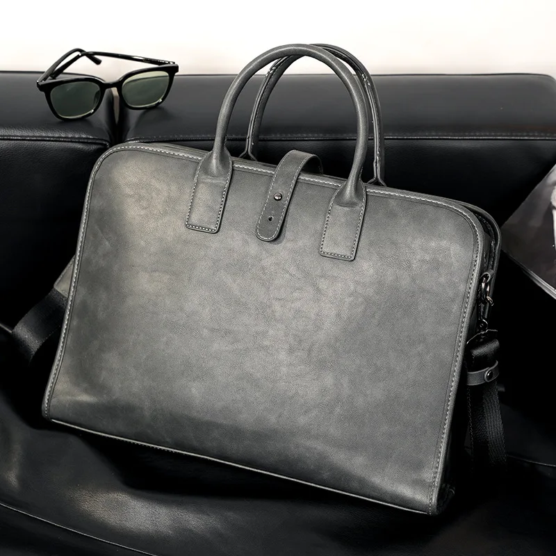Valigetta da uomo Borsa grande per laptop Tote da uomo in pelle Pu Designer Business Borse a tracolla a spalla Borsa da avvocato 2025 Uomo