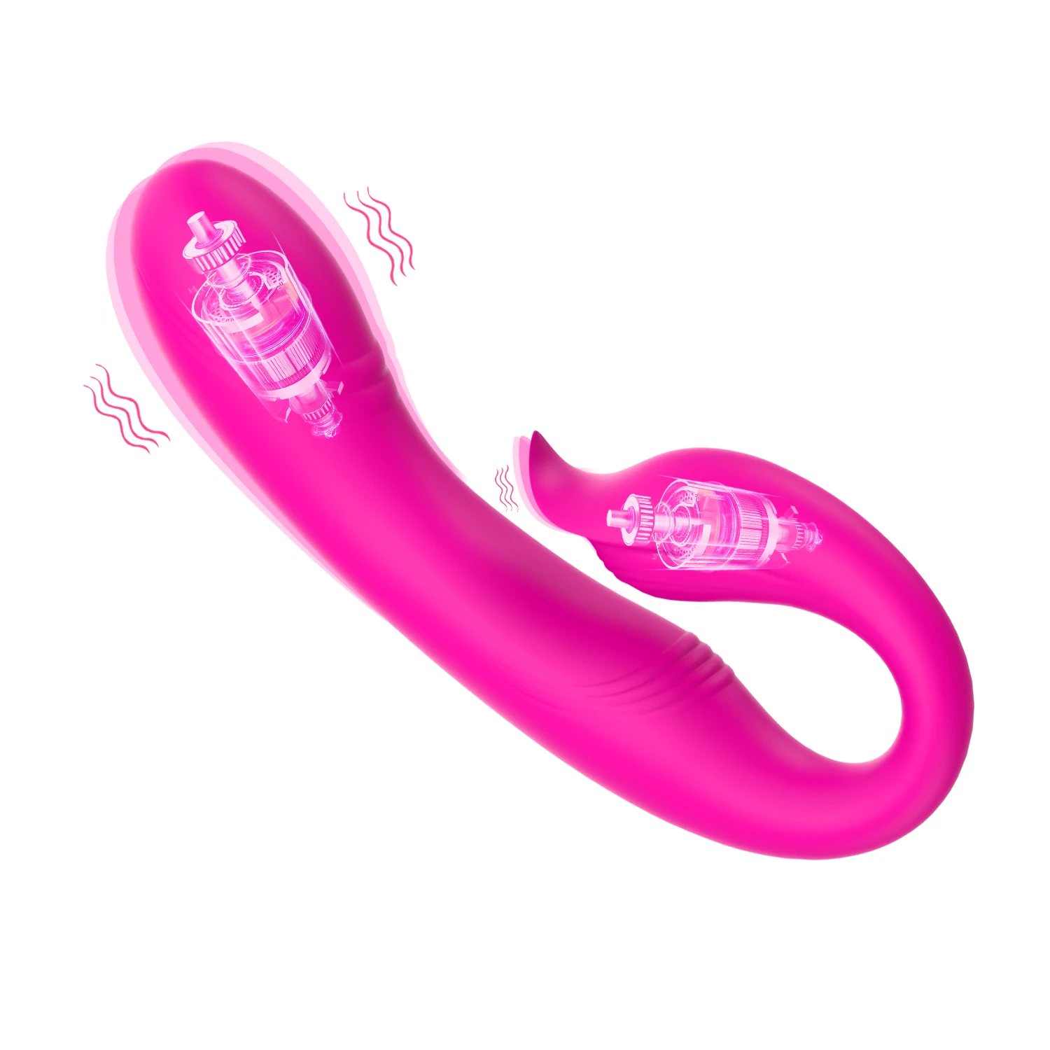 Dildo Double Vibrator 10 Speeds G Spot Clitoris Stimulator Adult Sex shop Anal Vagina Vibrator Toys for Woman Couple Female 18