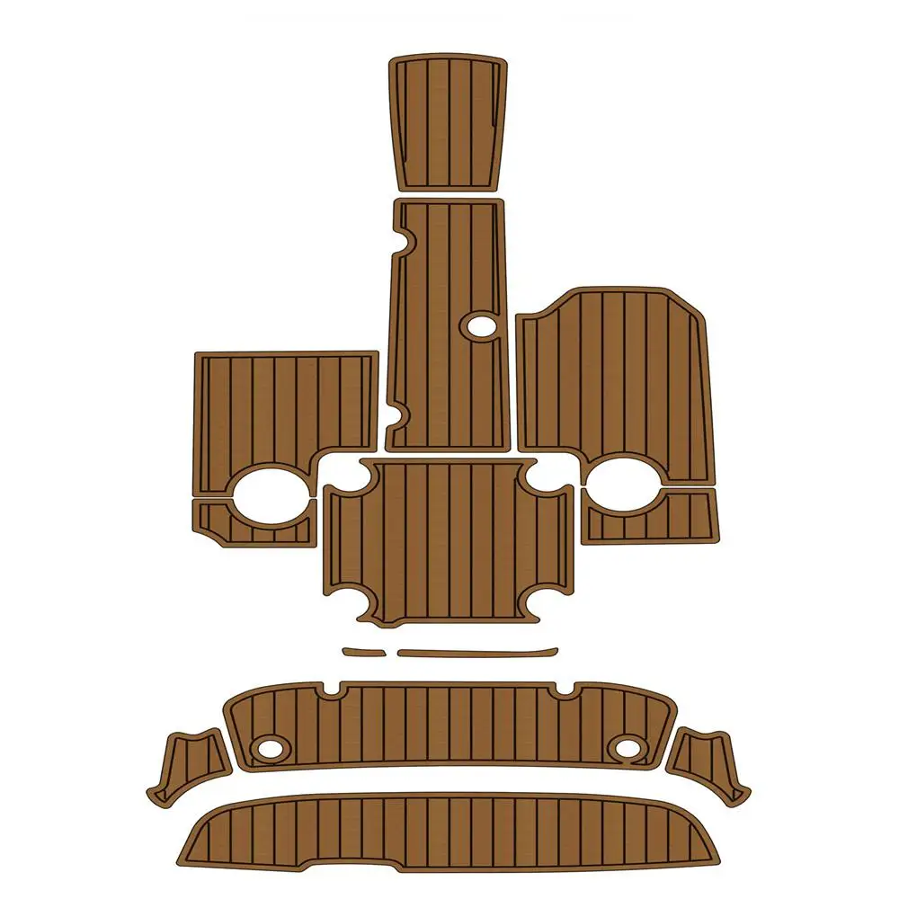 

for 2012 Yamaha 190 Swim Platform Cockpit Pad Boat EVA Foam Faux Teak Floor Mat Seadek MarineMat Gatorstep Style Self Adhesive