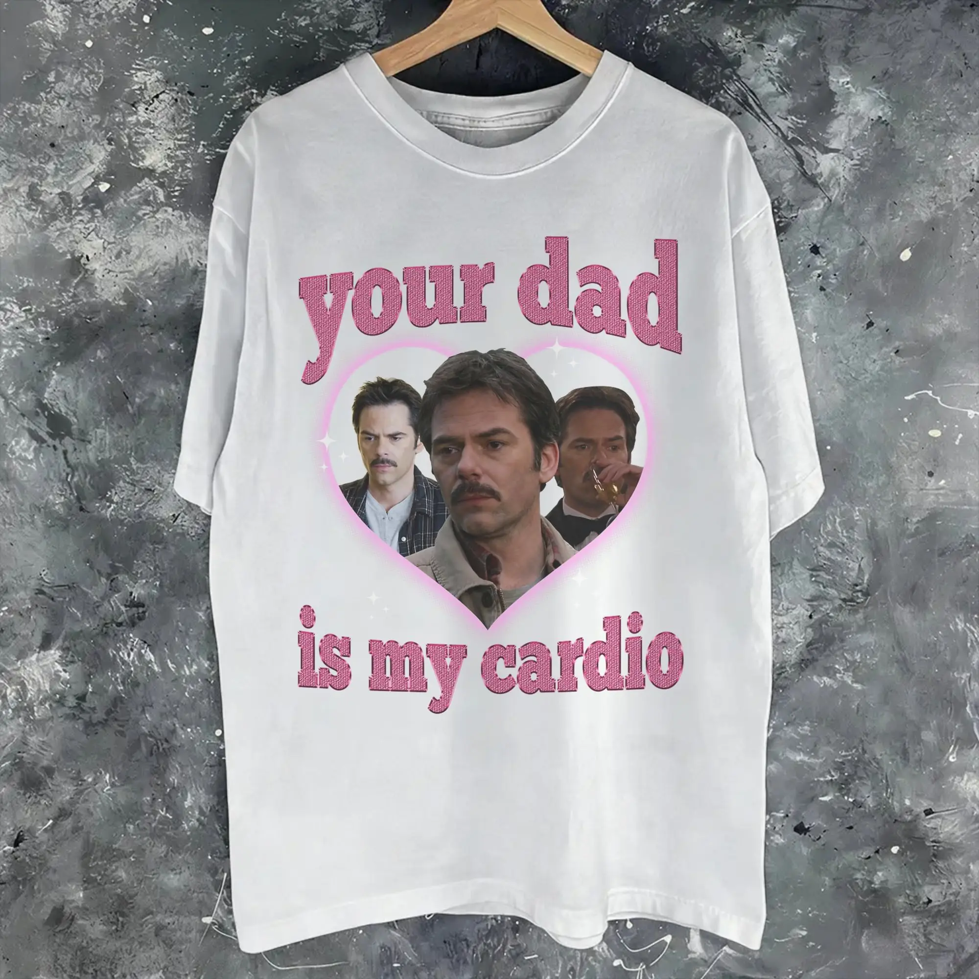Your Dad is my Cardio Charlie Swan Twilight Tee Shirt for Men Women Graphic Printing T Shirts  Cotton Clothes