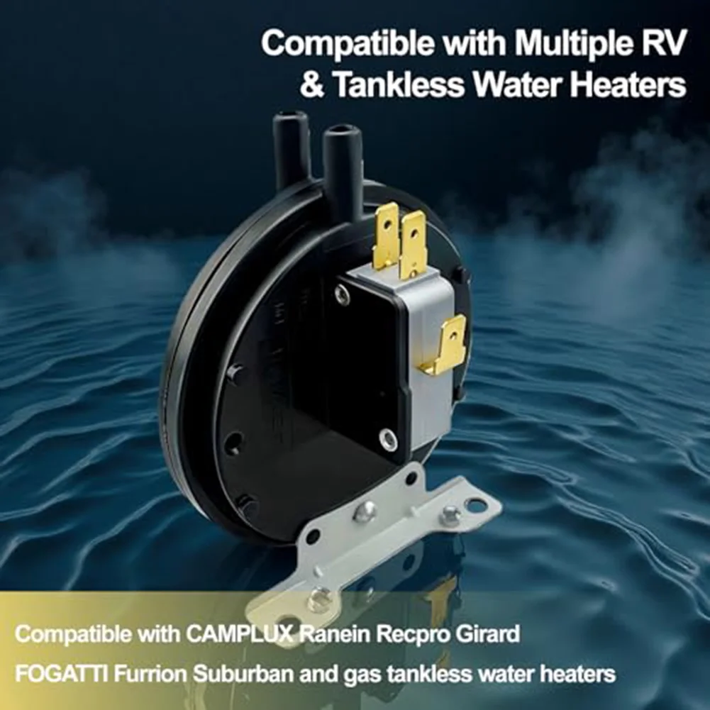 Boiler Wall Mounted Air Pressure Switch for Ruud and Weather King Models Ensures Safe and Efficient Ventilation