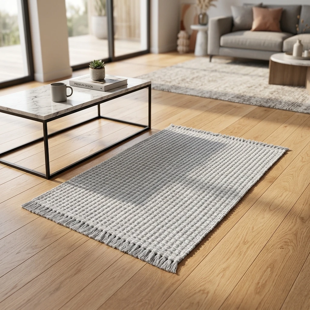 Premium Gewebte Bodenmatte mit Quasten Hochwertige Langlebige Saugfähige Haushalts-Badezimmer-Eingangsmatte Fortschrittliches Design Verbessert