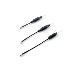 3PCS HappyModel Linear Dipole 5.8G 2dbi Nano Antenna UFL 47mm 60mm 75mm for Mobula7 / Mobula7 1S HD / Mobula8 FPV Tinywhoops