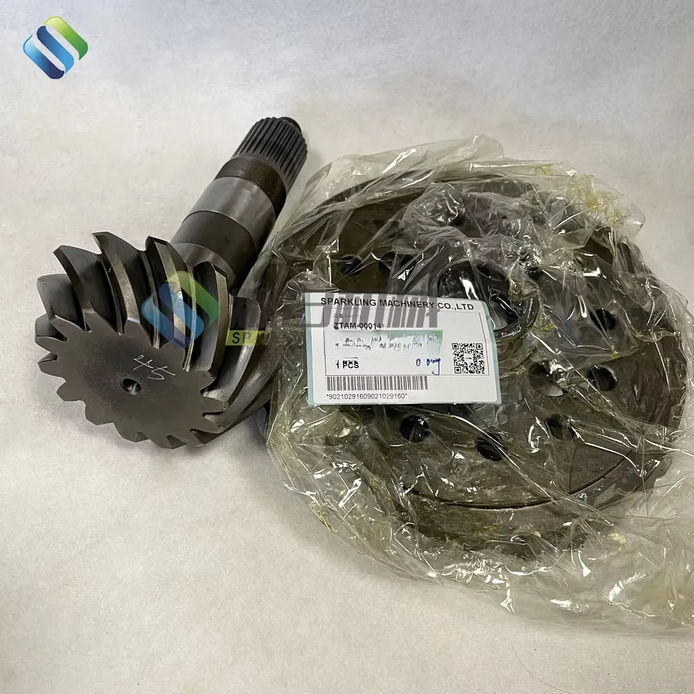 SKGM WHEEL EXCAVATOR R140W-7 ZTAM-00014 GEAR SET-BEVEL 8.8KG