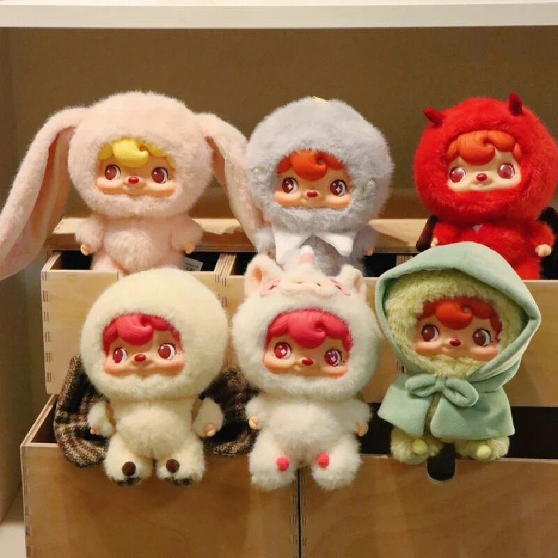 

Pouka Pouka Series Blind Box Cute Cartoon Vinyl Doll Trendy Desktop Figurine Ornament Backpack Pendant Surprise Blind Box Toy