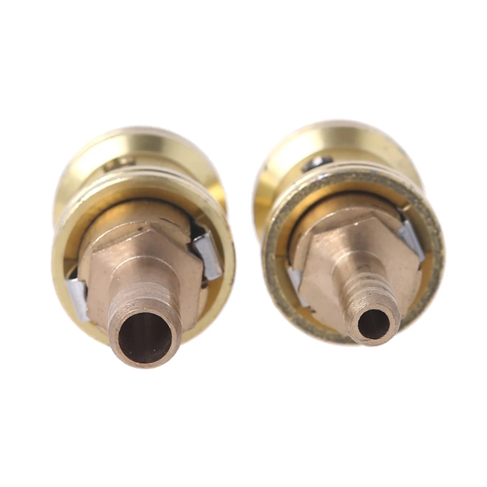 6.5/8mm Car Tire Valve Clip Pump Nozzle Clamp Solid Brass Quick Connect Inflation Connector Car Air Chuck Inflator Pump Adapter