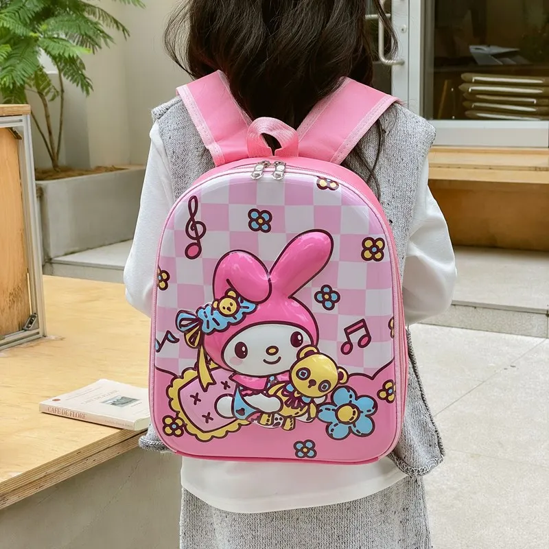 

Anime Kuromi Schoolbag Boy and Girl Kindergarten Schoolbag Lightweight Burden Reduction Children Cute Cartoon Backpack Gift